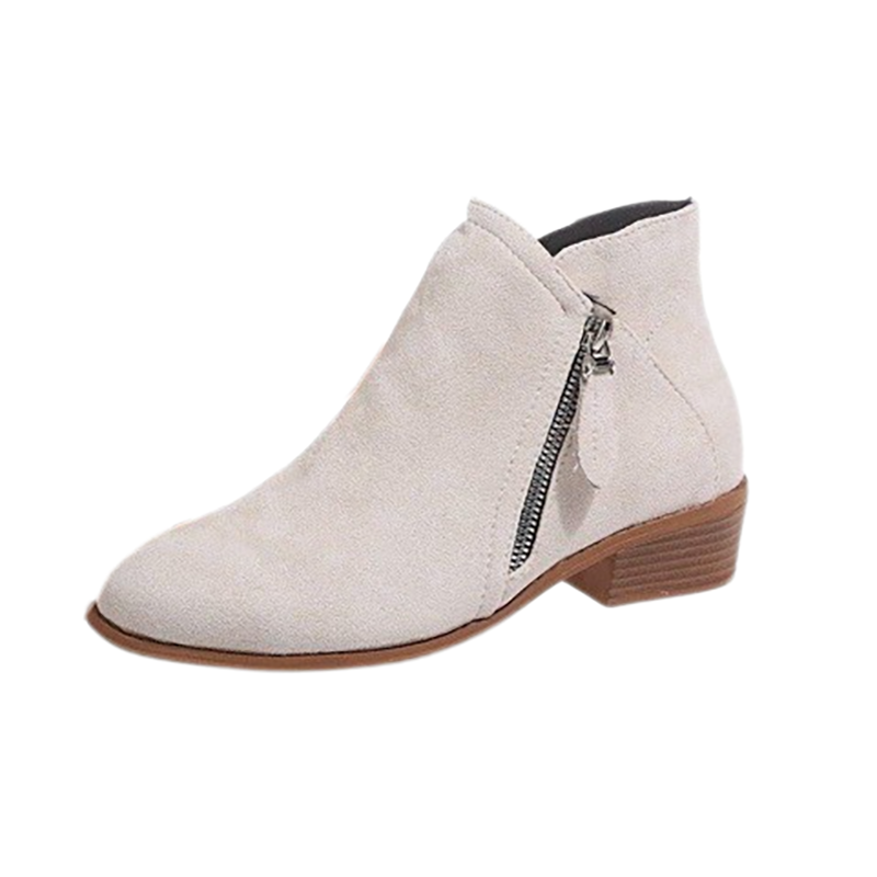 Orthopedic Women Boots Arch Support Warm Suede Leather Ankle Boots