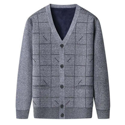 Classic V-Neck Cardigan
