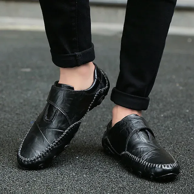 Men's Loafers Slip-Ons Plus Size Handmade Comfort Shoes