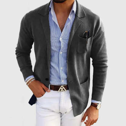 Men's Casual Knit Blazer