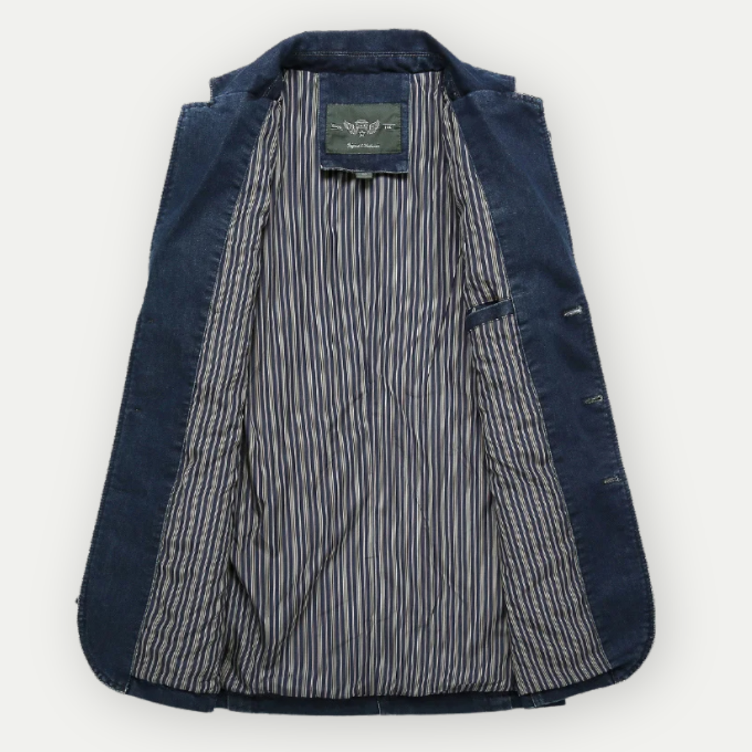 Men's Premium Denim Blazer
