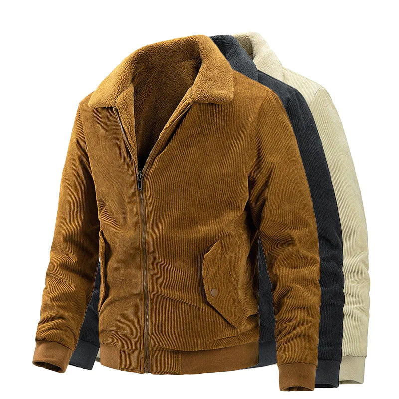 Bomber Jacket With Wool Lining