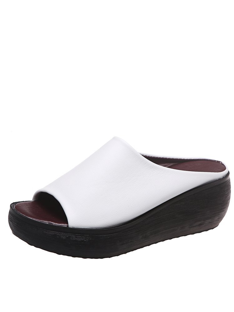 Comfortable Women Leather Summer Sandals