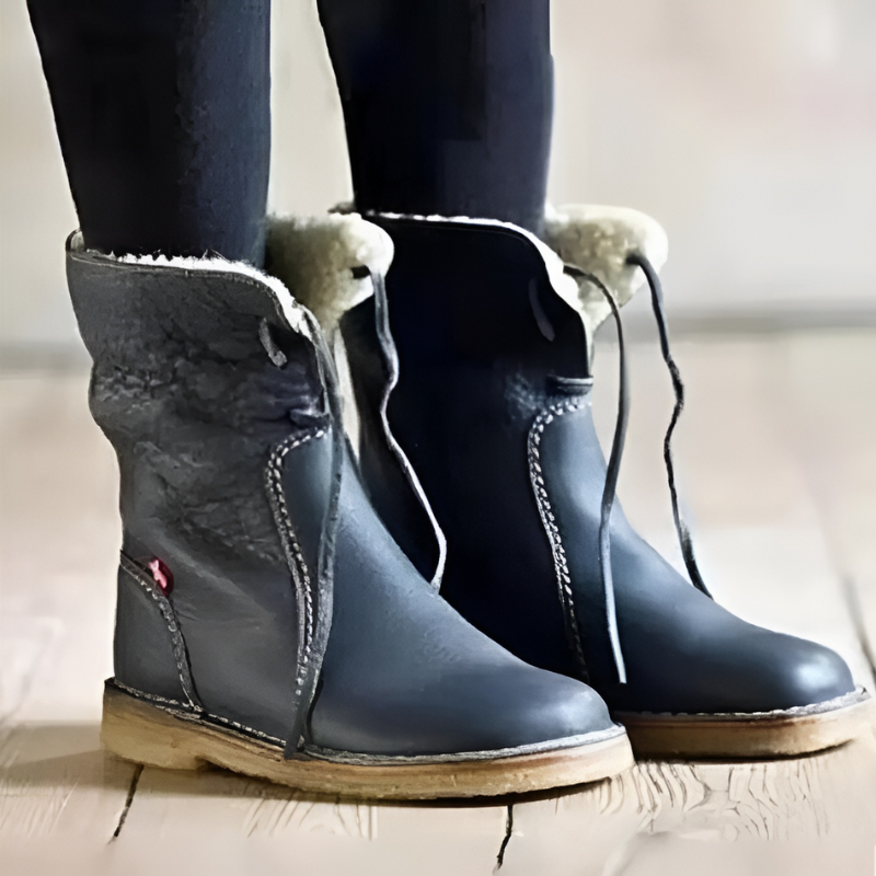 Bradford Orthopedic Women Snow Boots| Comfortable Waterproof Mid-Calf