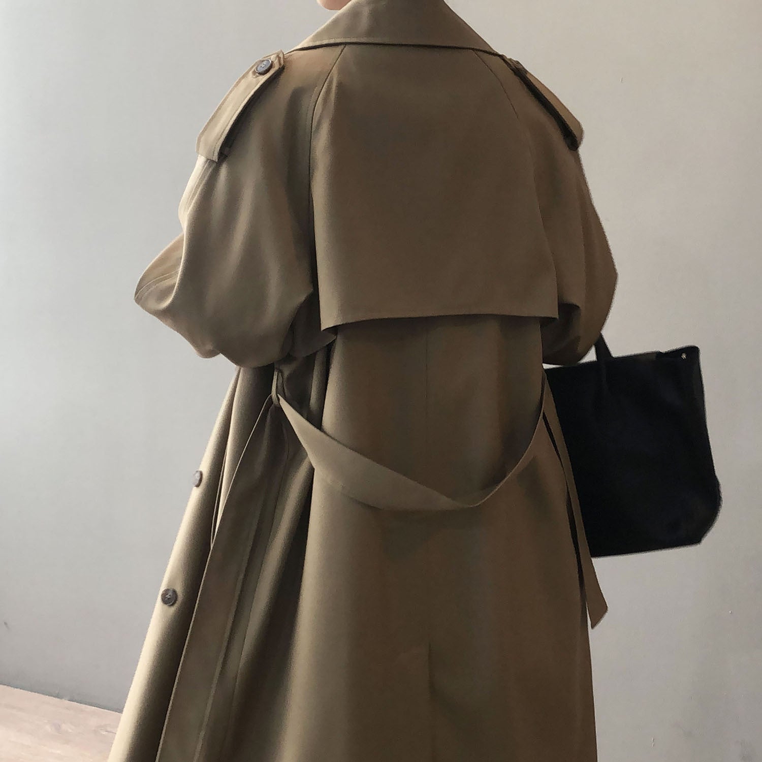 Breasted Trench Coat