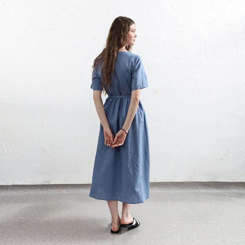Button-Down Midi Dress