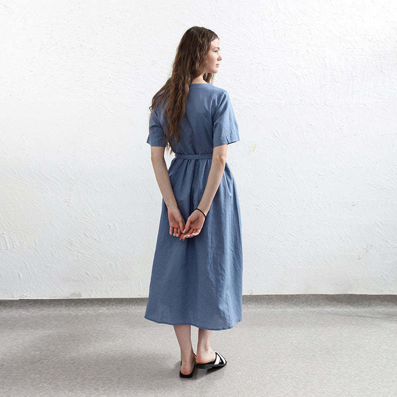 Button-Down Midi Dress