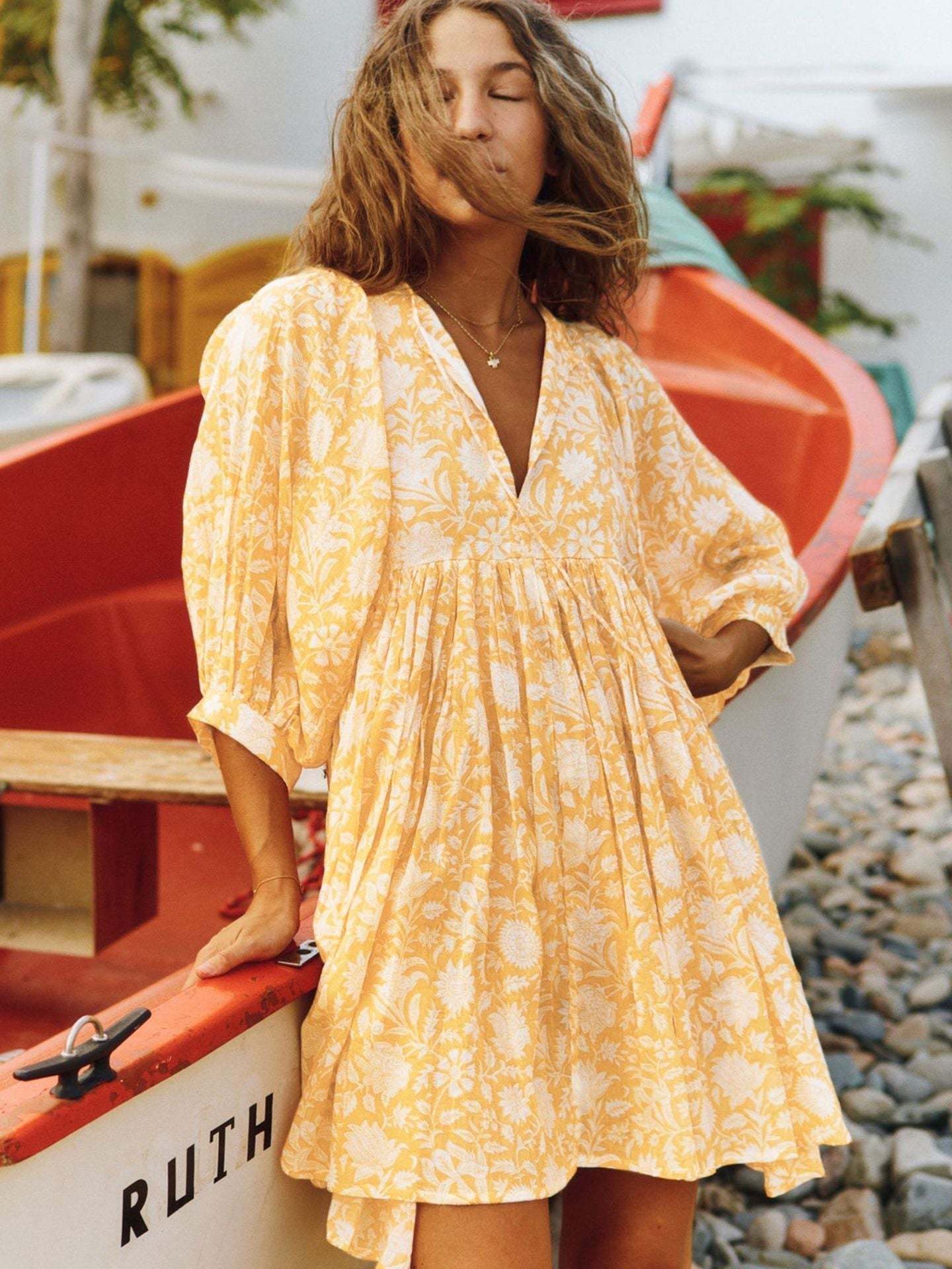 Hemian Mini Dress