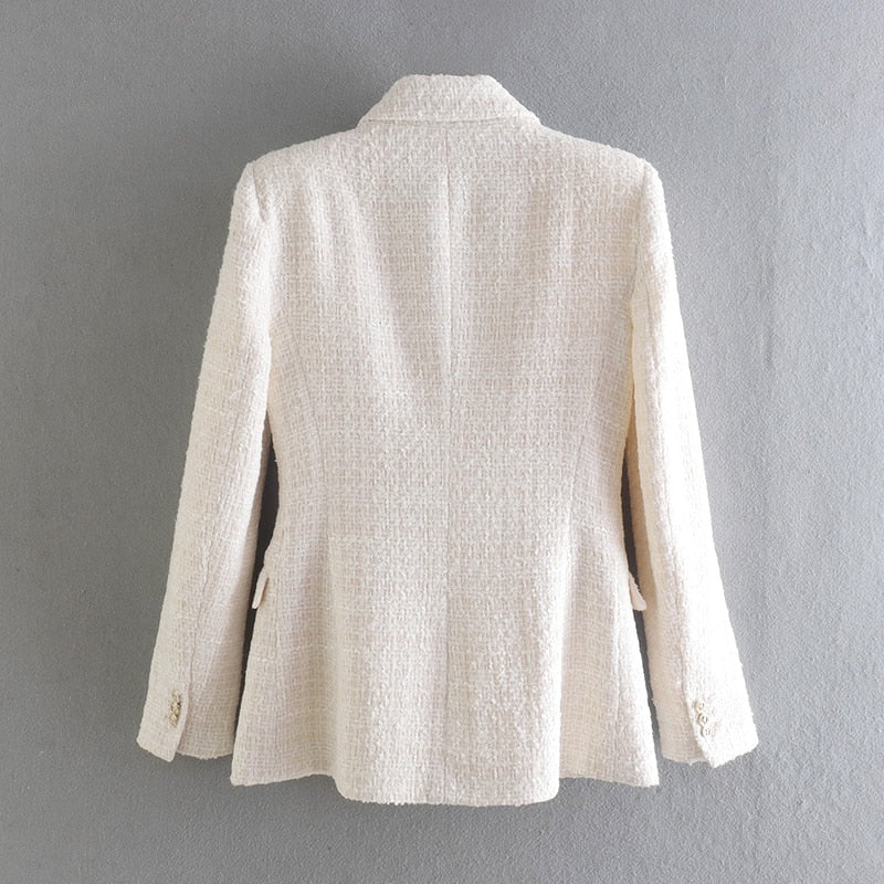 Breasted Blazer With Structure