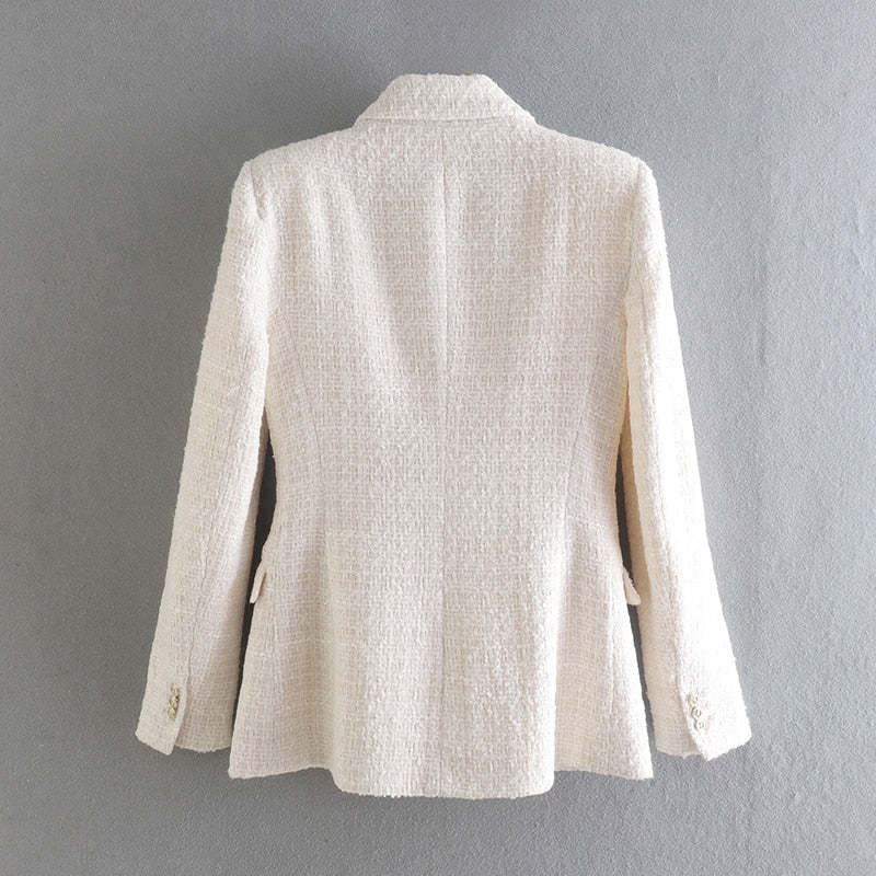 Breasted Blazer With Structure