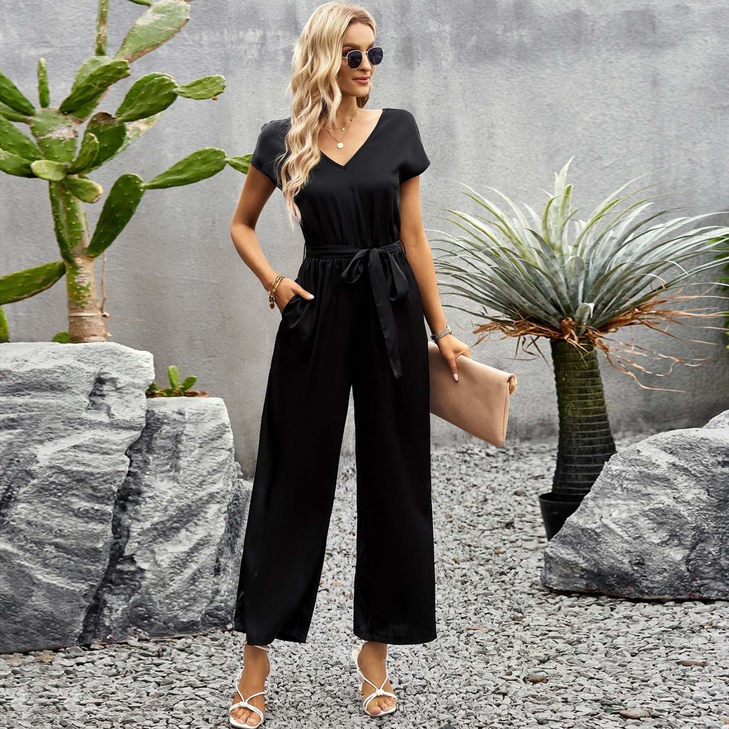 Women's Wide Leg Jumpsuit