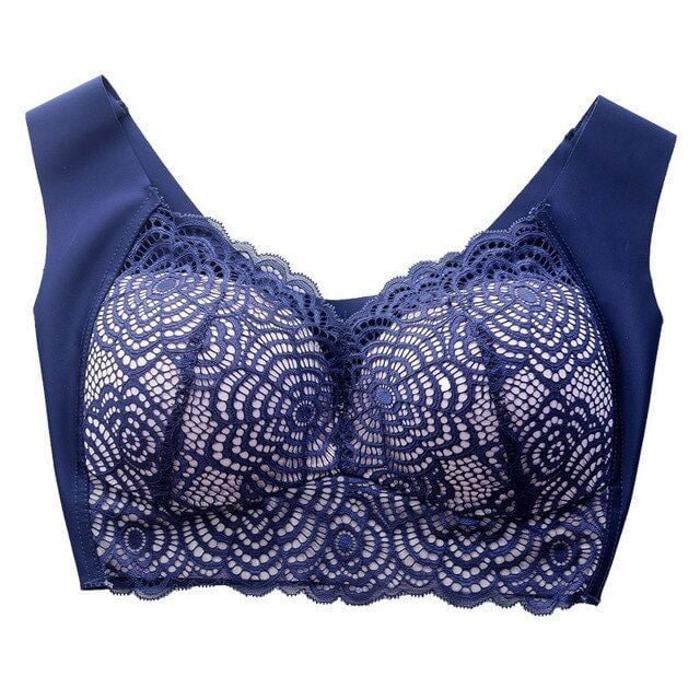 Bra For Women Ultimate Lift Stretch Full-Figure Seamless Lace Cut-Out