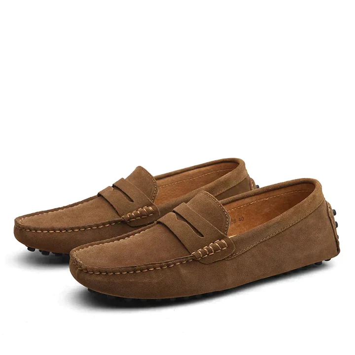 Italian Style Suede Loafers