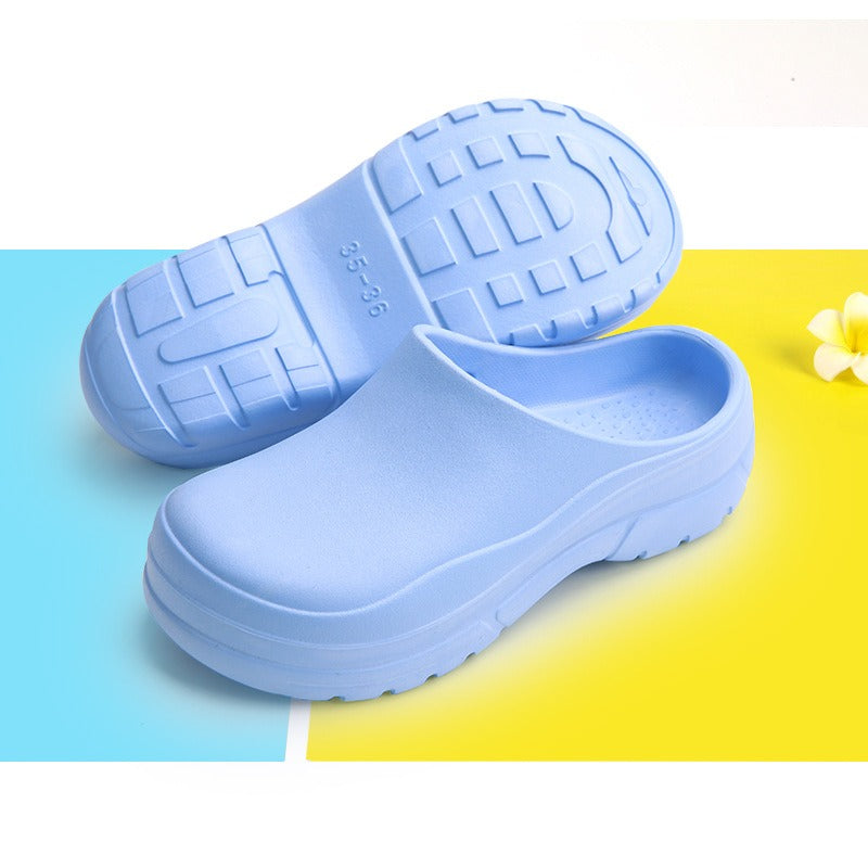 Women Slippers Height Increase Waterproof Antislip