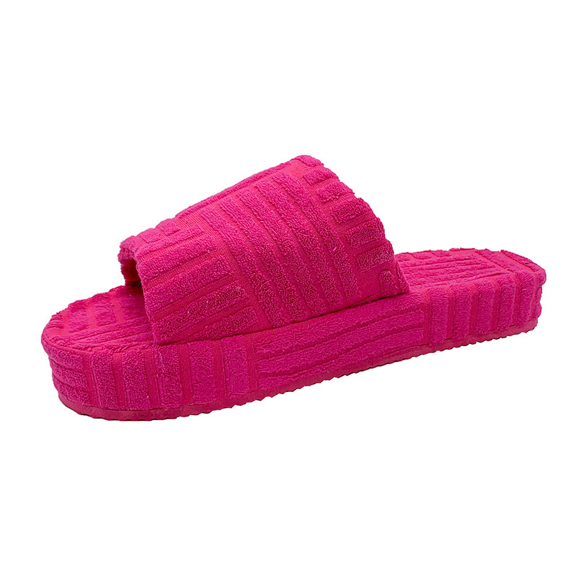 Women's Open Toe Comfortable Platform Slipper
