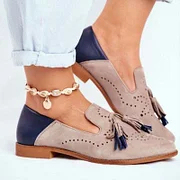 Women's Tassel Round Toe Loafers