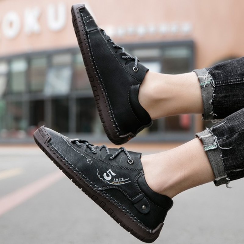 Leather Orthopedic Shoes Men Leather Winter Boots