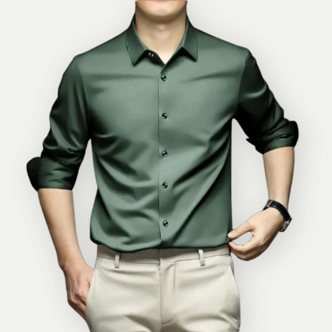 Men's Non-Iron Wrinkle-Resistant Dress Shirt