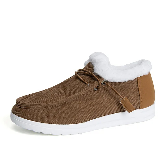 Women's Flat Slip-On Bootie Warm Lining Ankle Snow Boots