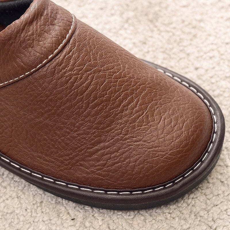 Men Fashionable Slippers Nonslip Autumn Winter Shoes
