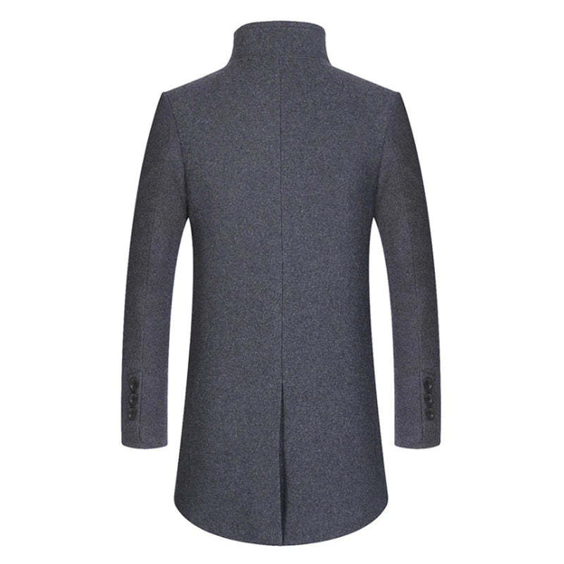 Men's Long Wool Coat