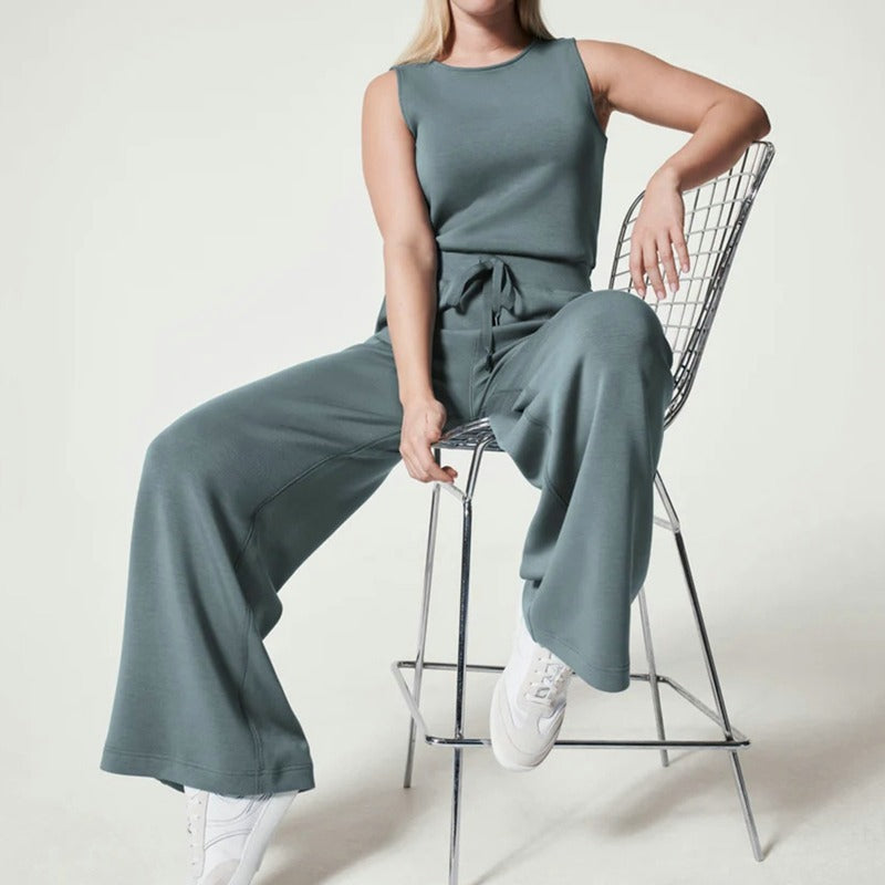 Air Essentials Sleeve Plain Jumpsuit