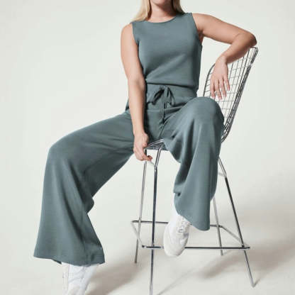 Air Essentials Sleeve Plain Jumpsuit