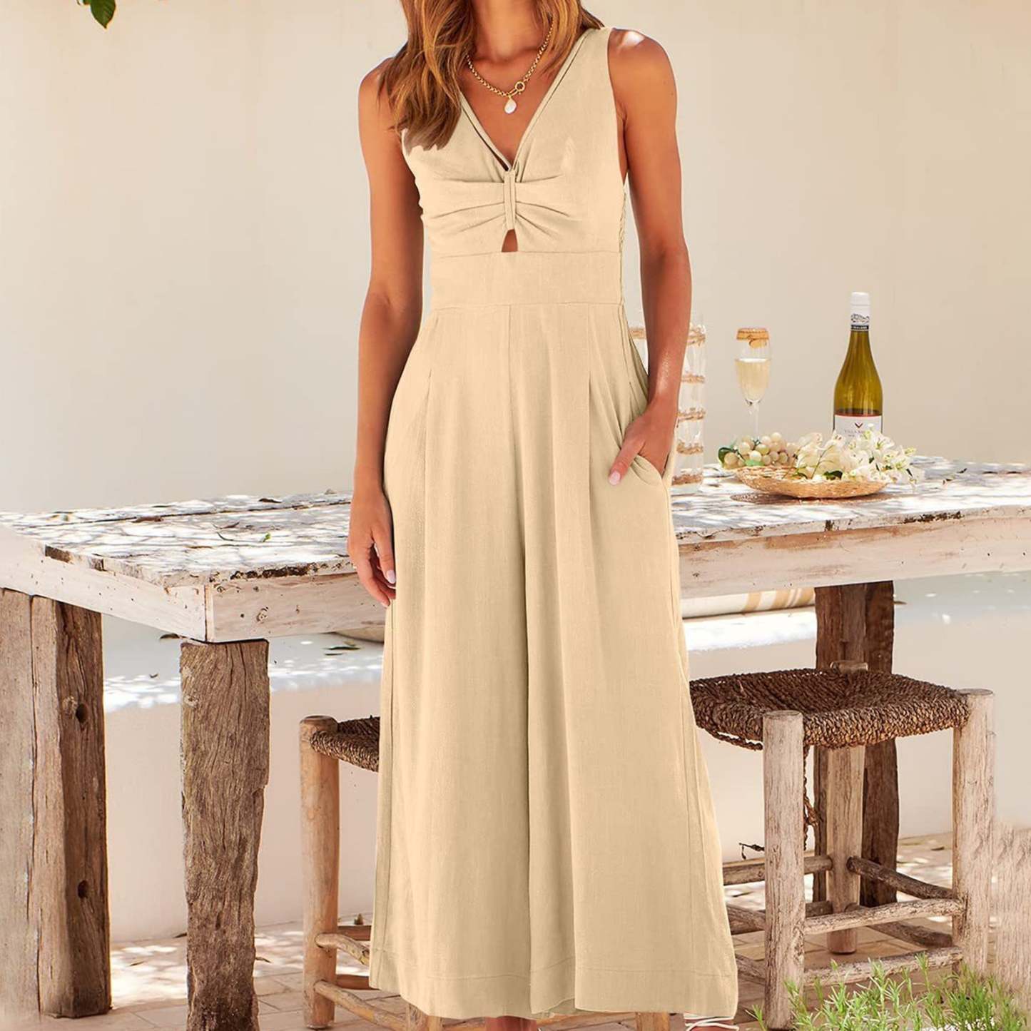 Jumpsuit With Wide Legs
