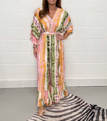 V-neck jumpsuit
