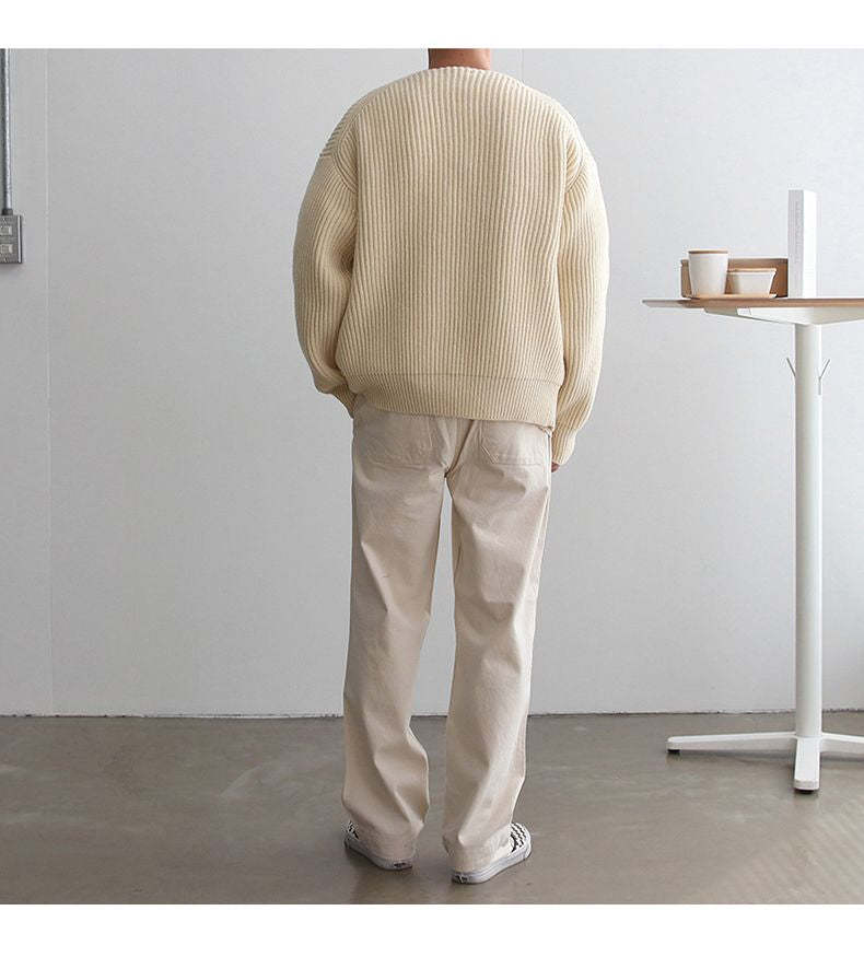 Knitted Cardigan With Zipper