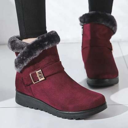 Orthopedic Women Boots Super Warm Fur Lined Comfortable Winter Boots