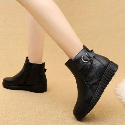 Orthopedic Women Boot Arch Support Warm Fur AntiSlip Ankle Boots