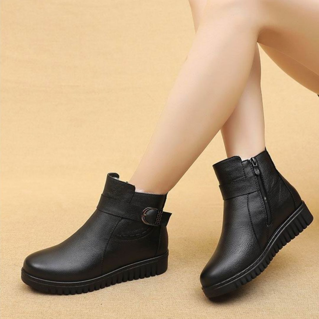 Orthopedic Women Boot Arch Support Warm Fur AntiSlip Ankle Boots