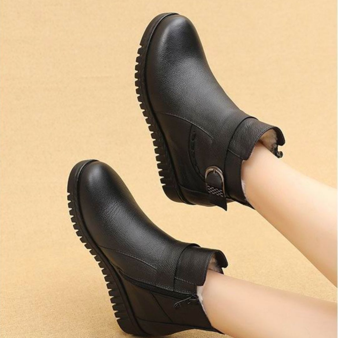 Orthopedic Women Boot Arch Support Warm Fur AntiSlip Ankle Boots