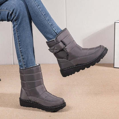 Orthopedic Boots For Women Waterproof Comfortable Fur Lined Ankle Winter Snow Boots