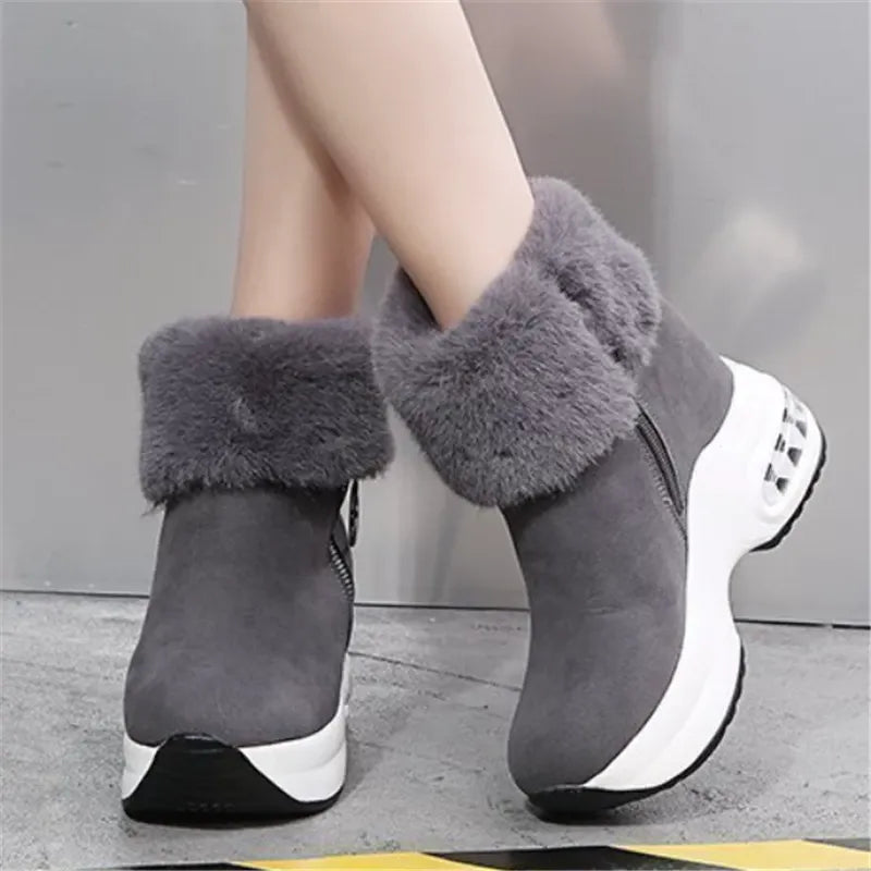Orthopedic Boots For Women Arch Support Warm Fur Ankle Boots