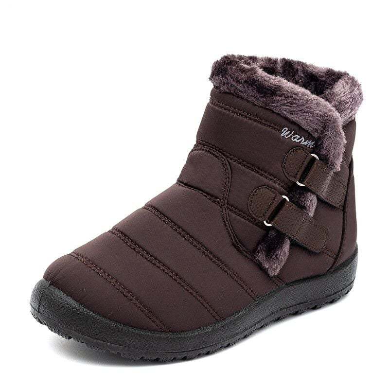 Orthopedic Boots For Women Waterproof Non-Slip Soles Warm Fur Plush Winter Boots