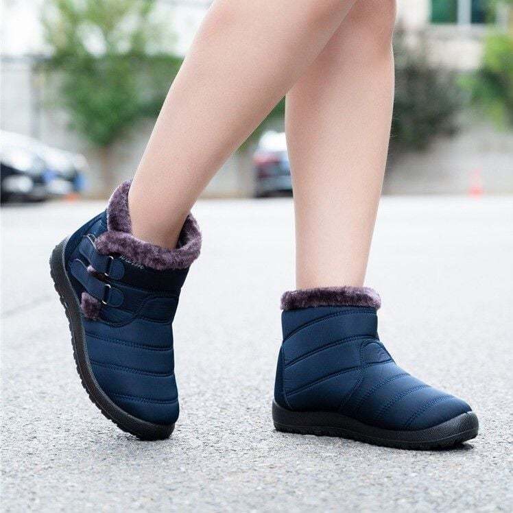 Orthopedic Boots For Women Waterproof Non-Slip Soles Warm Fur Plush Winter Boots