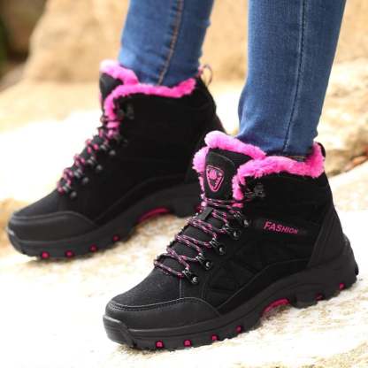 Orthopedic Women Boot Arch Support Warm Fur NonSlip High Ankle Boots