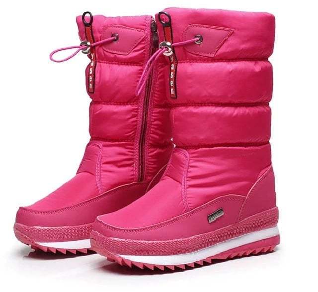 Orthopedic Women Boot Fur Lined Warm Waterproof NonSlip Fashion Snow Boots