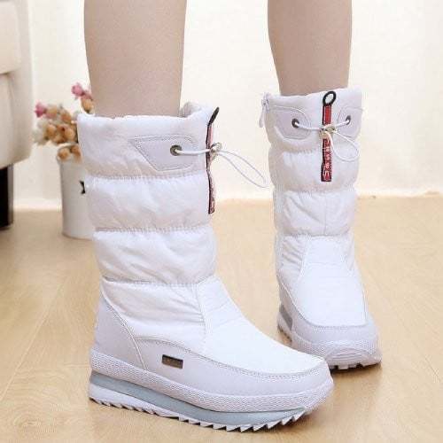 Orthopedic Women Boot Fur Lined Warm Waterproof NonSlip Fashion Snow Boots