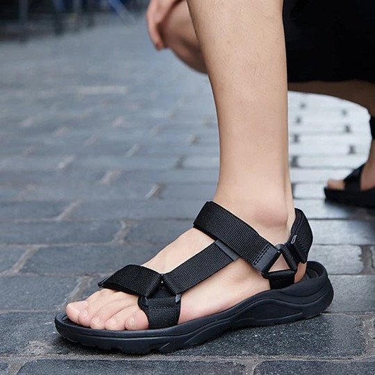 Men Orthopedic Sandals Adjustable Straps