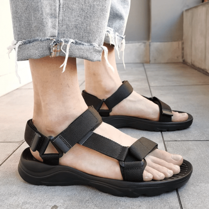 Men Orthopedic Sandals Adjustable Straps