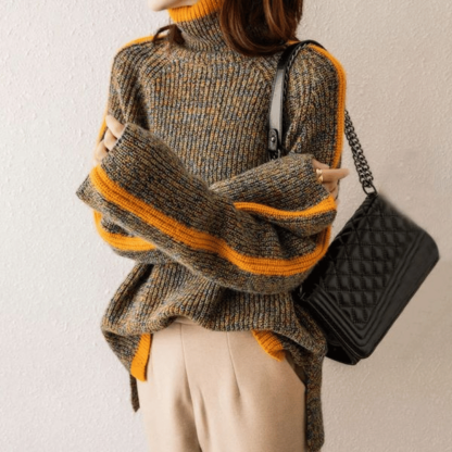 Melange Knit Turtleneck for Women