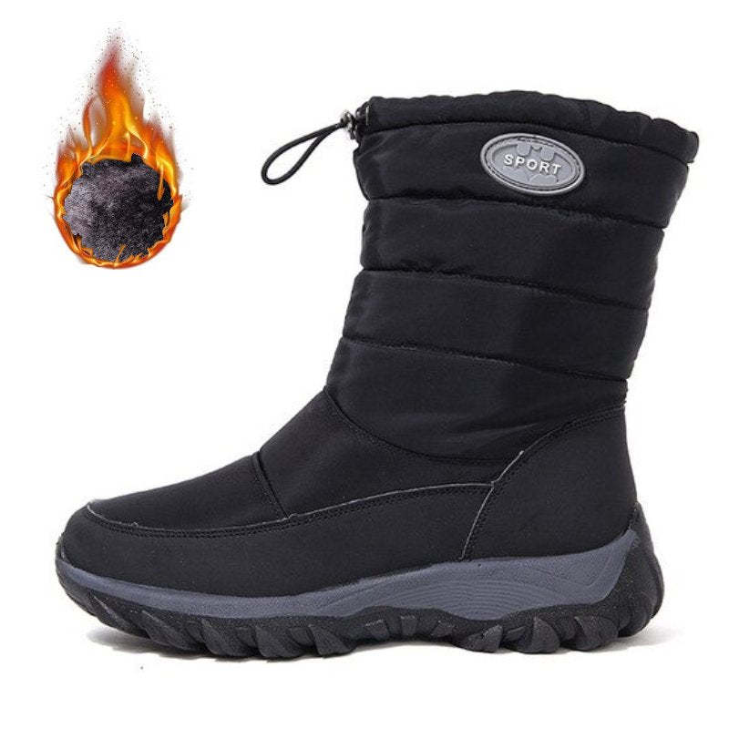 Women Waterproof Snow Boots Warm Orthopedic Shoes