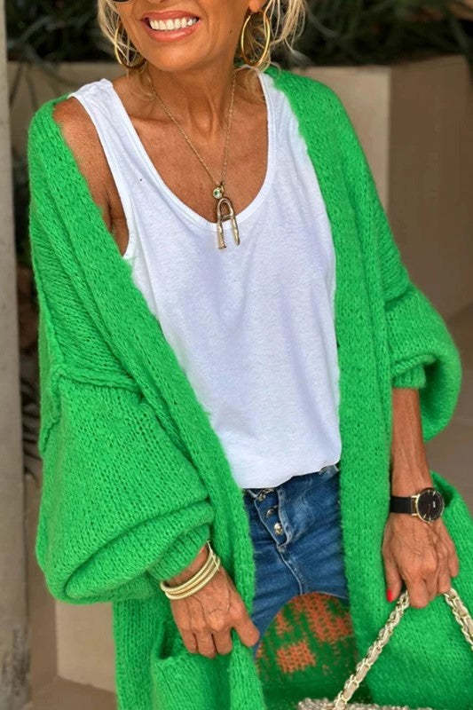 Long Knitted Cardigan
