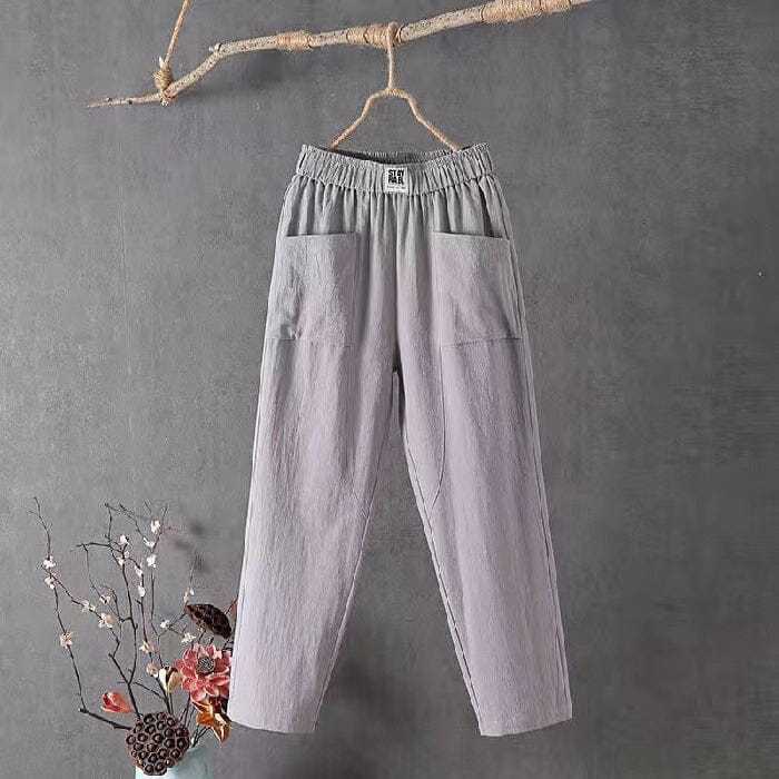 Women's Casual Cotton and Linen Pants