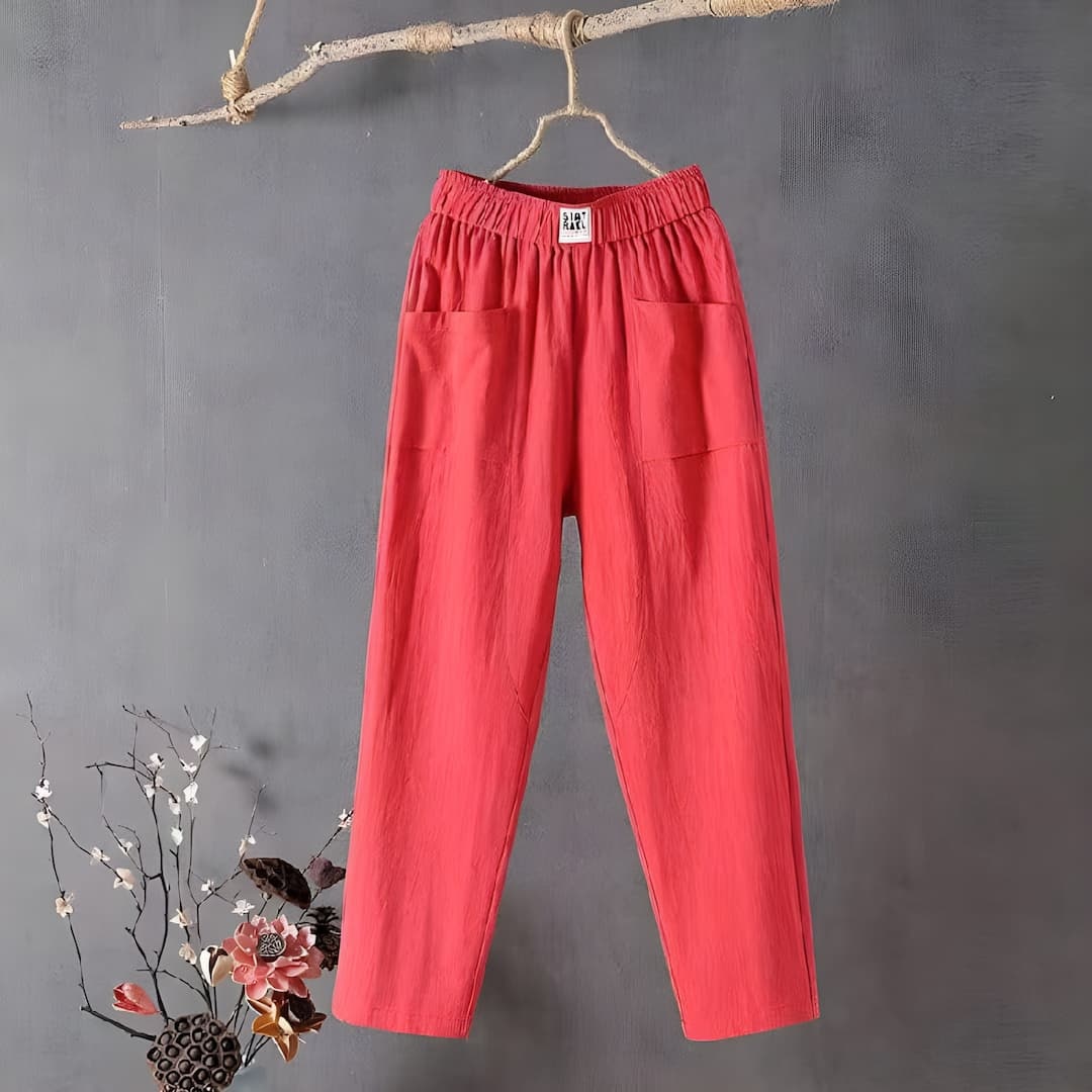 Women's Casual Cotton and Linen Pants