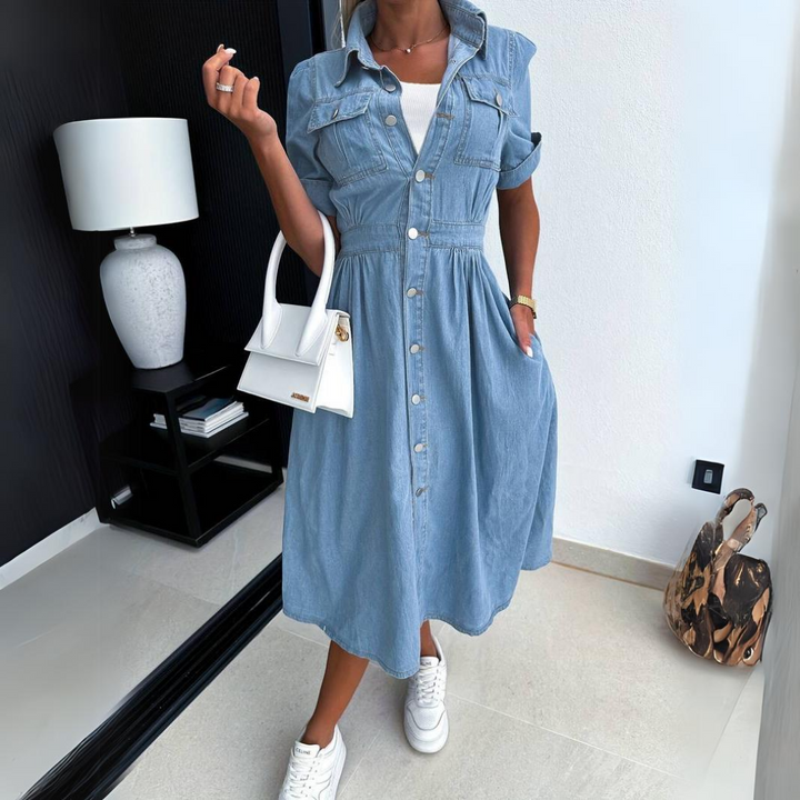 Fashionable Denim Dress for Women