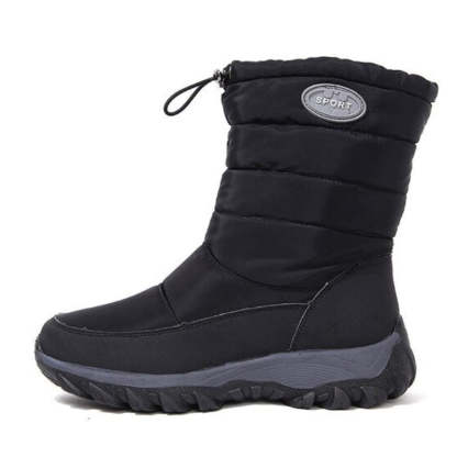 Women Waterproof Snow Boots Warm Orthopedic Shoes